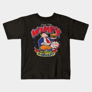 Wimpy All American Burger Dks Worn Kids T-Shirt